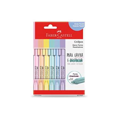 Imagem de Faber-Castell Grifpen - Caneta Marca Texto, Tons Pastel, 6 Cores