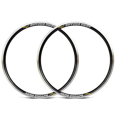 Imagem de Kit 2 Aros Roda 26/36 Furos Aero Freio V-Brake Cicloturismo Mtb Escape 260 Vzan
