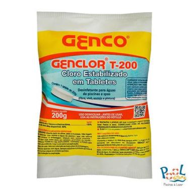 Genclor T-200 Tabletes Cloro Estabilizado Genco