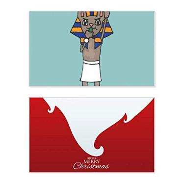 Imagem de Yellow Card Warns Rreferee Cartoon Mummy Holiday Holiday Merry Christmas Congrats Card Christmas Letter Message