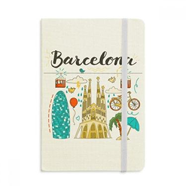 Imagem de Caderno com capa dura da família espanhola da Sagrada Família da Barcelona Diário Clássico A5