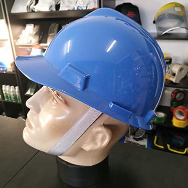 Imagem de Capacete de Segurança MSA CA 498 Completo com Carneira e Jugular (Azul)