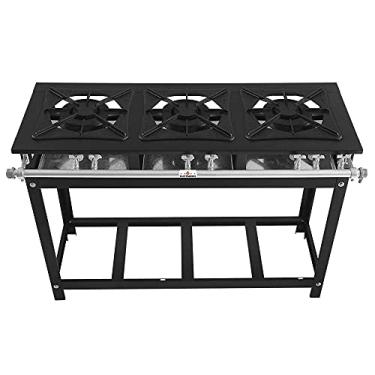 Imagem de Fogão Industrial 3 Bocas Duplas Baixa Pressão Super 40