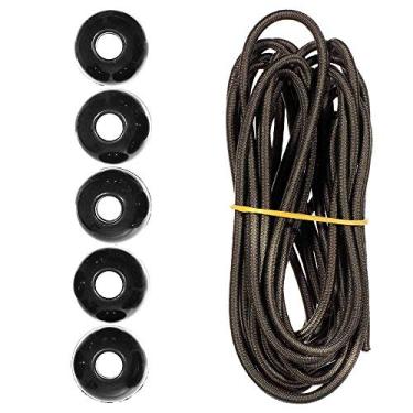 Imagem de Kits de corda de paraquedista Planet Ball Bungee – 3 metros de cabo de choque de 0,63 cm – para acampamento, eventos, tendas, caminhadas, telas e usos ao ar livre – opções de cores disponíveis, BB-KIT10FT-OLVDRB-~P2_MZ5, Olive Drab