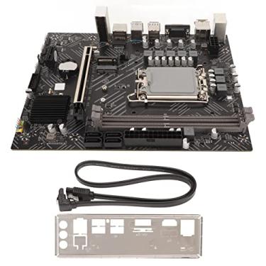 Imagem de Placa-mãe H610, M LGA 1700 Pinos DDR4, SATA 3.0, PCIe M.2 Interface HDMI VGA DP WIFI, Placa-mãe de Desktop USB 3.2/2.0