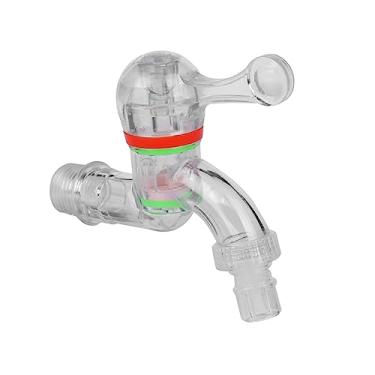 Imagem de harayaa Torneira de água torneira bico quintal torneira de água quente fria torneira de água de gramado torneira dispensador de água para lavatório lavanderia banheiro banheira esfregão piscina, rosca 2 cm