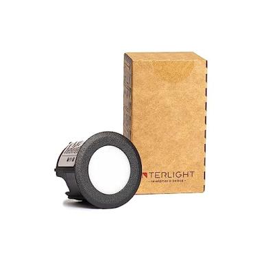 Imagem de Balizador Led Redondo Mini Coin Preto 0,3w 2700k 20lm Interlight