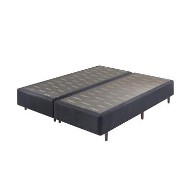 Imagem de Box King Ecoflex Intense Somie 193X203X25CM Azul Marinho