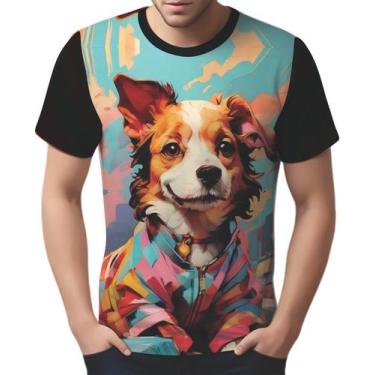 Imagem de Camisa Camiseta Tshirt Cachorro Pop Art Realismo Cão Hd 3 - Enjoy Shop