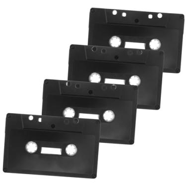 Imagem de ABOOFAN 4 Pcs Fita Cassete Gravando Fitas Virgens Fitas Cassete Vazias Fitas Cassete De Áudio Fitas Cassete Graváveis Gravadores De Microcassetes Dispositivo De Plástico Material Manual
