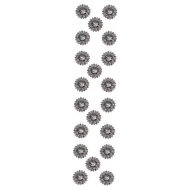Imagem de TEHAUX 20 Peças Botões De Liga De Diamante Acessórios Vintage Botões Requintados De Metal Botões Decorativos Botões De Strass Flores Decoração Jeans Botão Camisa Itens De Roupas Cristal