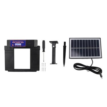 Imagem de Porta de galinheiro automática, abridor automático de porta de galinha alimentado por bateria solar, abertura dupla inteligente, temporização, porta de galinha elétrica para fazendas de patos de