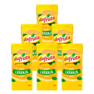 Imagem de Suco Dafruta Sabor de Laranja 200ml 6 Unidades