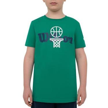 Imagem de WILSON Camisetas de manga curta para meninos - Camisetas juvenis elegantes para ocasiões diárias - Camisetas ideais para meninos