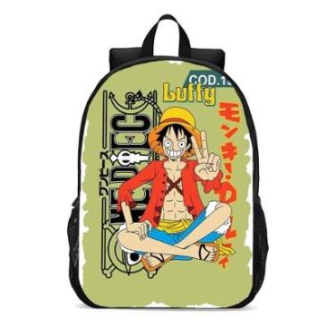 Imagem de Mochila Escolar Infanto Juvenil Anime One Piece Lançamento Novidades 0300-Unissex