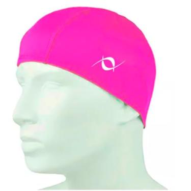 Imagem de Touca De Helanca Natação Hidroginástica Lisa Adulto Unissex (Pink)