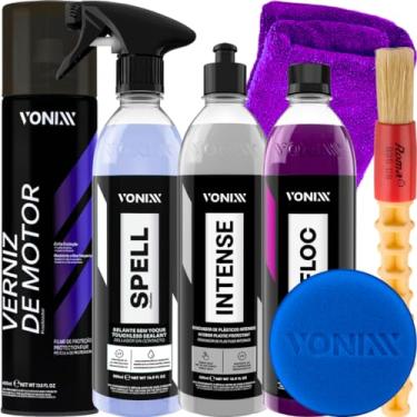 Imagem de Kit Shampoo V-Floc Selante Spell Verniz de Motor Intense Vonixx