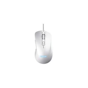 Imagem de Mouse Gamer GXTrust 924W Ybar+, Iluminação RGB, 6 Botões, 25600 DPI, USB, Branco - 24891