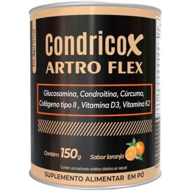 Imagem de Condricox Artro Flex Pó Solúvel 150g Glucosamina Condroitina Colágeno Tipo II Curcumina Vitamina D3 Vitamina K2