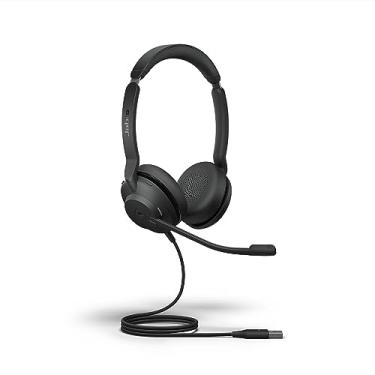 Imagem de Jabra Evolve2 30 SE Fone de ouvido estéreo com cancelamento de ruído com fio – possui tecnologia de chamada de 2 microfones e cabo USB-A – certificado pelo MS Teams, funciona com todas as outras plataformas – preto