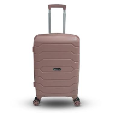 Imagem de Mala De Viagem Bordo Polipropileno Cadeado TSA Rodas 360° (Salmão)