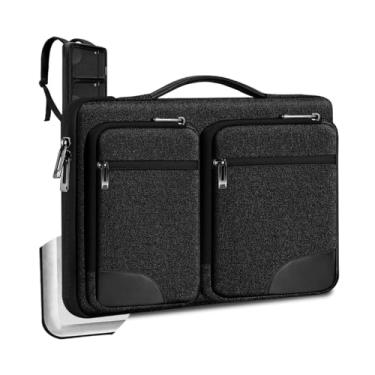 Imagem de Hseok Capa Protetora para Laptop 15"-15.6", Preta, Unissex-Adultos, Mochila Fina com 5 Bolsos, Neoprene Premium, Design Fino e Leve, Proteção Superior para Laptop/Notebook