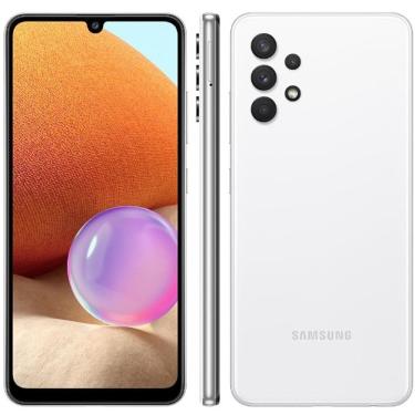 Imagem de REEMBALADO: Samsung Galaxy A32 Branco 128GB, 4GB RAM, Tela Infinita 6.4