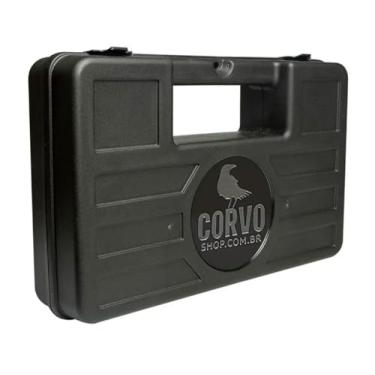 Imagem de Maleta Case Rígida Para Pistola Revólver Airsoft Airgun Corvo Shop Transporte Guardar