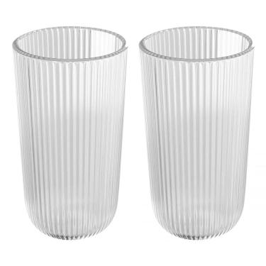 Imagem de Conjunto 2 Copos Altos de Vidro Lines 450ml 20642 - Wolff