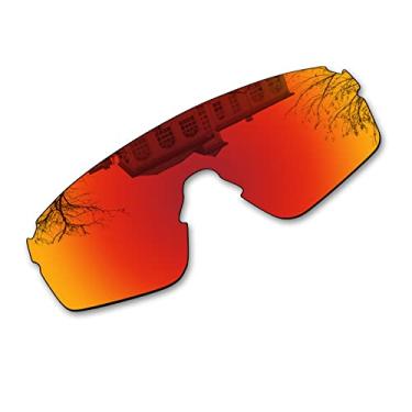 Imagem de Millersawp Lentes de reposição EV Zero Blades OO9410 compatíveis com óculos de sol Oakley - irídio vermelho