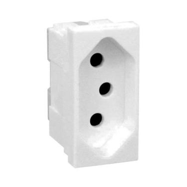 Imagem de Modulo Pial Plus Tomada 20A Branca, Branco