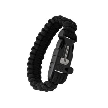 Imagem de Nautika Tático Pulseira, Action Cord Unissex, Preto (Black), 1