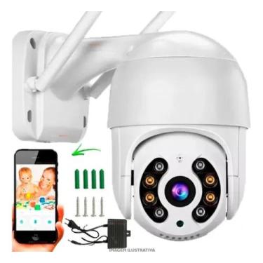 Imagem de Câmera Ip Icsee ptz speed dome Prova D'água Infravermelho Externa Wifi