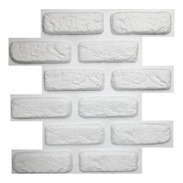 Imagem de Kit 10 Placas De Revestimento 3D Parede Tijolinho Encaixe - Lujp Decor