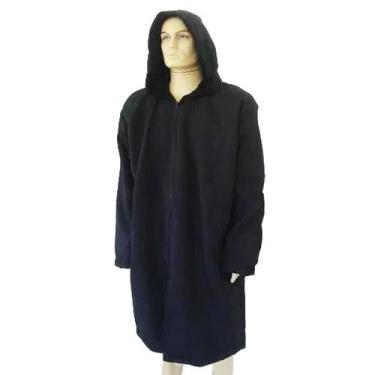 Imagem de Roupão Parka Adulto Para Natação Rythmoon, M, Preto