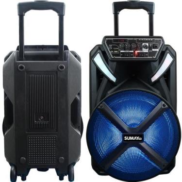 Imagem de Caixa Som Amplificada Sumay X-Prime 300W Rms, Amplificada, Portátil, P