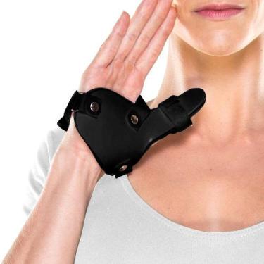 Imagem de Ortese Tala De PVC AVC Derrame Polegar Preto Tamanho Único Artipé - Ar