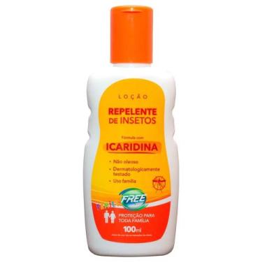 Imagem de Repelente De Insetos Com Icaridina Free Inset 100ml Loção, unidade