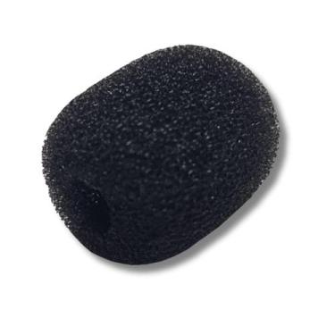 Imagem de Espuma para Microfone Headset e Lapela 19mm x 15mm Preto - Ronsani