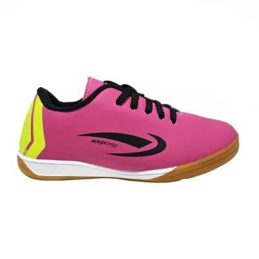 Imagem de Chuteira Infantil Magnific Futsal Society Nid Feet - Pink, Homem, Colo