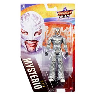 Imagem de WWE Mattel Rey Mysterio Action Figure Series 121 Action Figure Posable 6 in Collectible for Ages 6 Years Old and Up,Multi