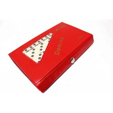 Imagem de Dominó com Estojo de PVC Vermelho N234568-7 - Quanhe