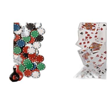 Imagem de Papel De Parede 3D Salão De Jogos Cartas Poker 3,5M Jcs73