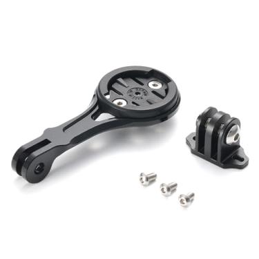 Imagem de Cestbon Novo suporte combo de bicicleta com adaptador para Garmin Wahoo Bryton Hammerhead Camping com haste Cervelo Trek Bontrager Blendr BMC ICS Cannondale C1