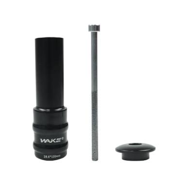 Imagem de CYSKY Elevador de haste de bicicleta de 3,5 cm, extensor de elevação de guidão de bicicleta, extensor de haste de garfo de bicicleta ajustável para mountain bike, bicicleta de estrada, MTB, BMX (120