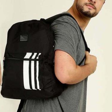 Imagem de Mochila Escola Cross Listras Moda Basica CR3294 - CROSS BY eLLO, PRETO