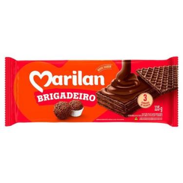Imagem de Wafer Brigadeiro 115g - Marilan   UN - ** PEC MARILAN