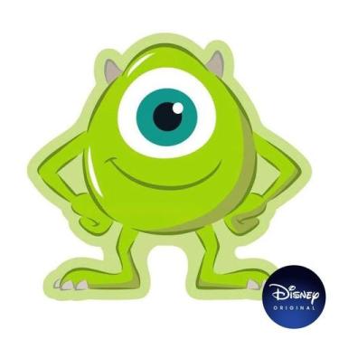 Imagem de Almofada Formato Mike Wazowski Monstros S.A - 25cm - Disney Original -
