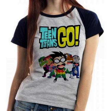 Imagem de Baby look blusa feminina ou Camiseta unissex Jovens Titãs - Empório Du