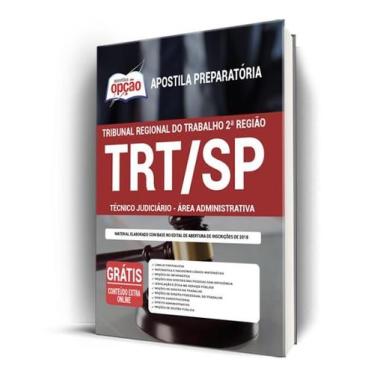Imagem de Apostila TRT-SP - Técnico Judiciário  Área Administrativa - Apostilas 